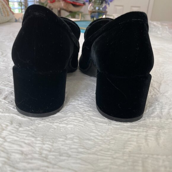 **Chanel Black Suede Loafers** - Picture 3 of 6